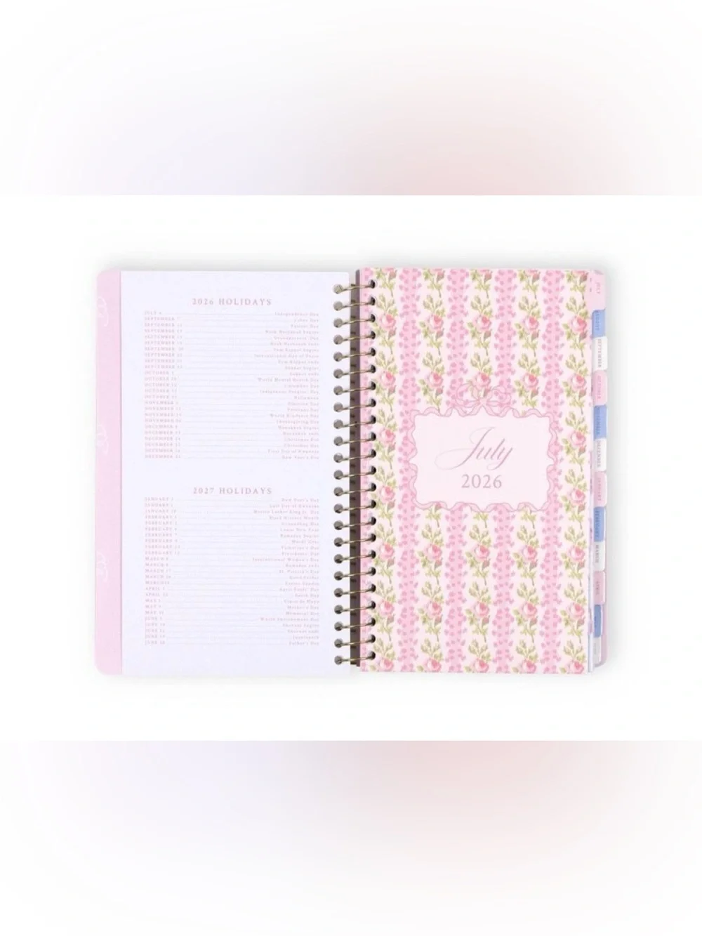 LoveShackFancy x Target Floral 2026-2027 Weekly & Monthly planner 5x8